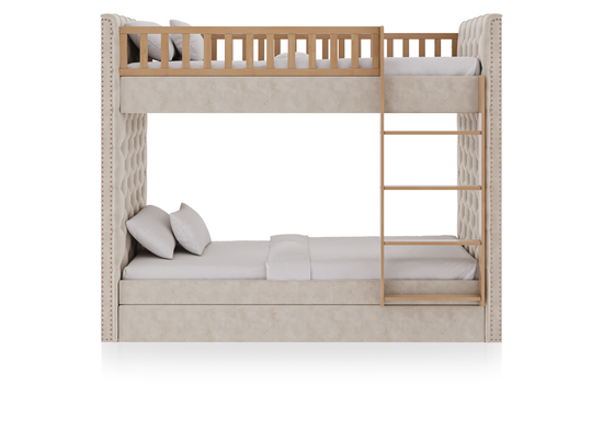 Кровать двухъярусная Elit soft (бежевый)