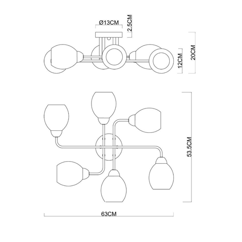Потолочная люстра Arte Lamp