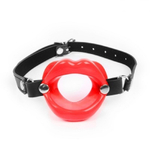 Кляп-расширитель в форме губ красный