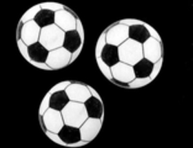 Сахарная фигурка "Футбольный мяч" 10 шт.