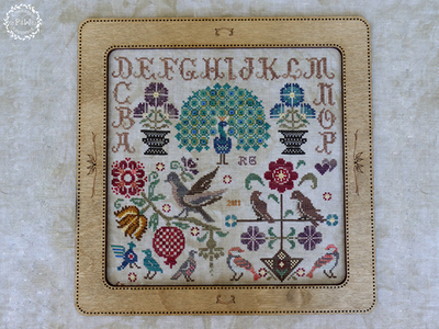 Квадратная рама с окном под вышивку 20 см