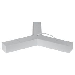 Светильник LED ЭРА Geometria SPO-142-W-40K-044 Igrek 44Вт 4000K 3500Лм IP40 800*80 белый подвесной драйвер внутри | Декоративные светильники Geometria