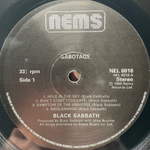 Black Sabbath ‎– Sabotage (Европа)