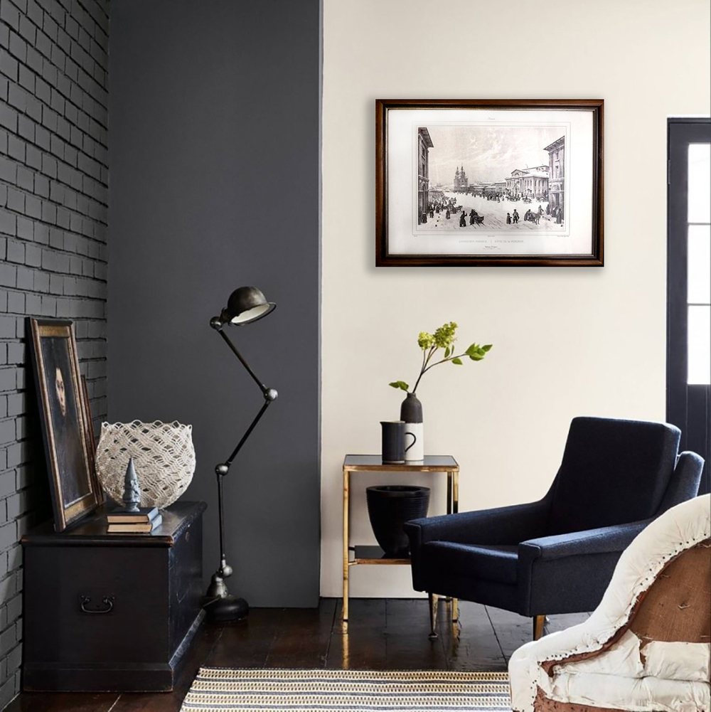 Москва. Дворянское собрание. Изд-во Джузеппе Дациаро, Россия. Гравюра. Середина XIX в.