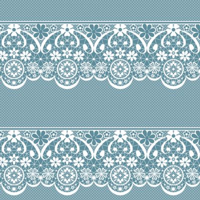 Синий кружевной узор синий