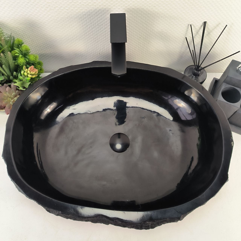 Раковина из андезита Erozy Black EA-65003 62*46*16 0034