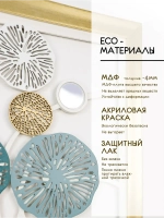 Декор для дома на стену 44*44 см