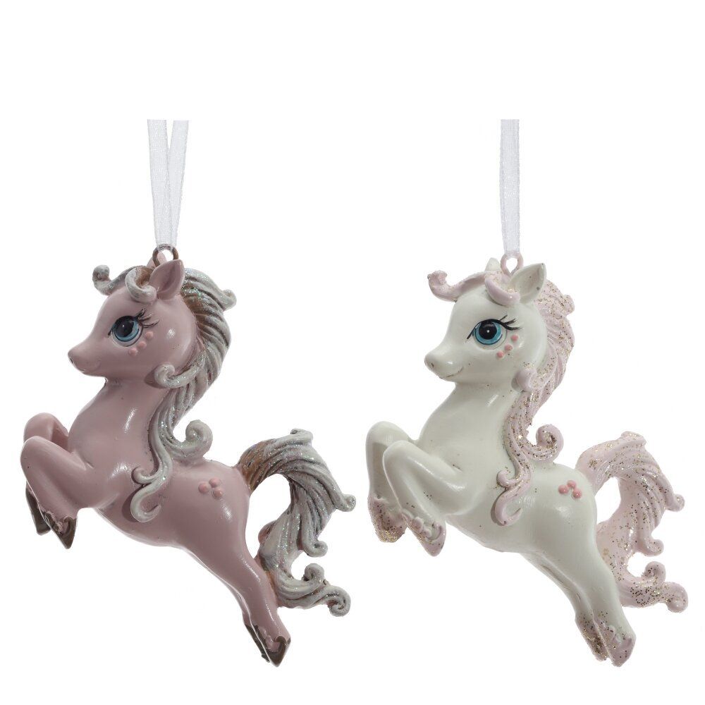 GAEM Фигурка декоративная подвесная "Лошадка", L8 W2 H6,5 см, 2в.