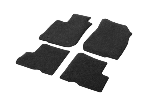 Коврики текстиль в салон, AutoFlex Standard для Renault Logan I поколение седан 2004-2013, графит, 4 части, 4470202