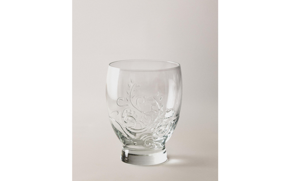 Zara Home стакан из стекла, цвет прозрачный, 11 см · 2878/401