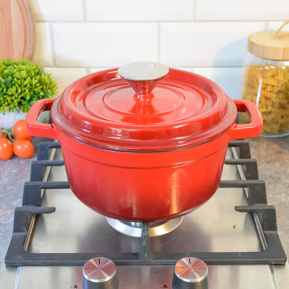 Кастрюля 2,2л чугунная эмалированная TM MY REAL IRON COOK