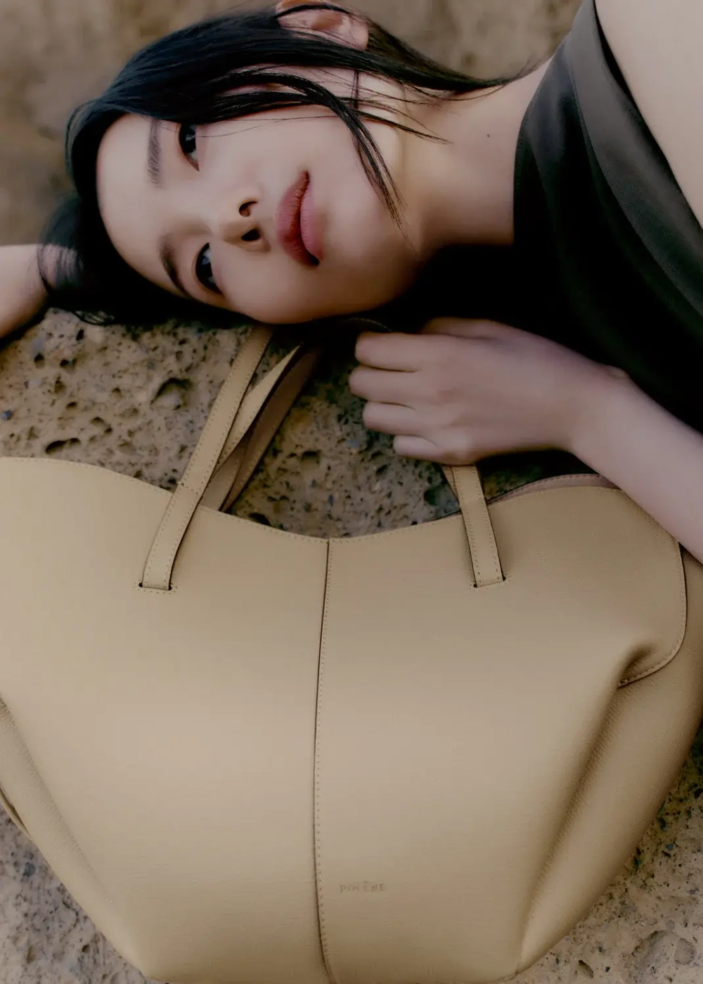 POLENE СУМКА CYME MINI, СВЕТЛО-БЕЖЕВЫЙ