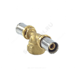 Тройник для МП/PE-X труб латунь пресс Дн 32х3/4"х32 ВР RM154 Giacomini RM154Y050