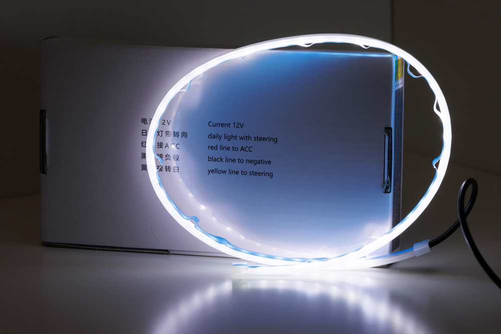 LED DRL гибкая лента для фар 60см Динамическая