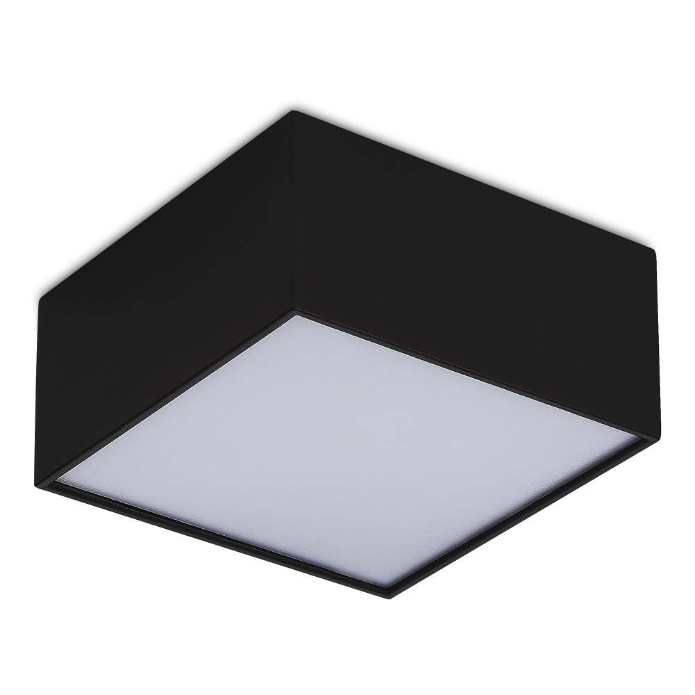 ST608.442.12 Светильник потолочный Черный LED 1*12W 4000K 1 080Lm Ra&gt;90 120° IP20 L120xW120xH55 220V Накладные светильники