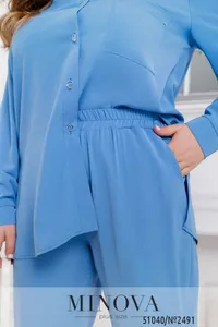 Костюм 2491-голубой Minova