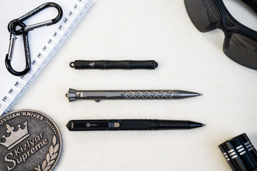 Ручка We Knife Syrinx TP-04C Black Ti Pen