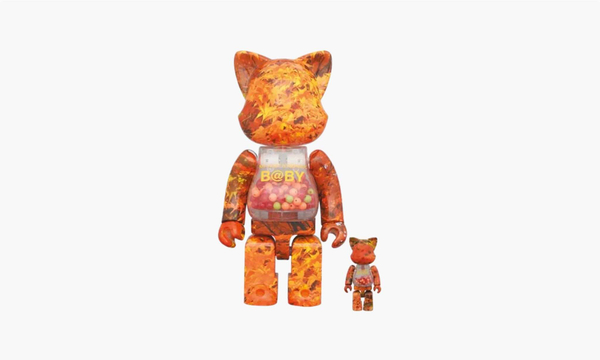 Bearbrick My First Nyabrick Baby Autumn Leaves Ver. "100% & 400%" Set