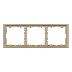 Рамка пластиковая FRM-NOBE-SFPL-3-GD (Arlight, -) 054221