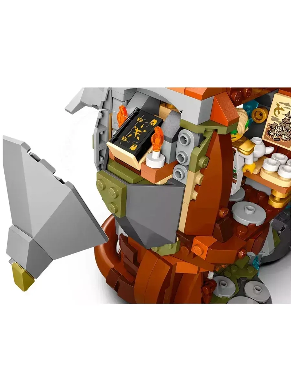 Конструктор Ниндзя Храм камня Дракона 1212 деталей