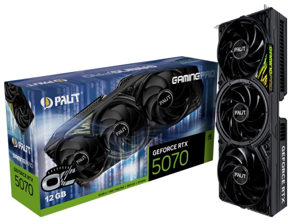 Видеокарта Palit GeForce RTX 5070 GamingPro OC 12 Гб