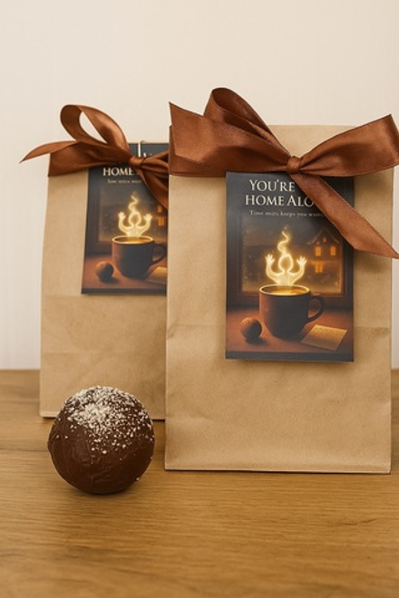 Шоколадная бомбочка с какао и маршмеллоу для заваривания