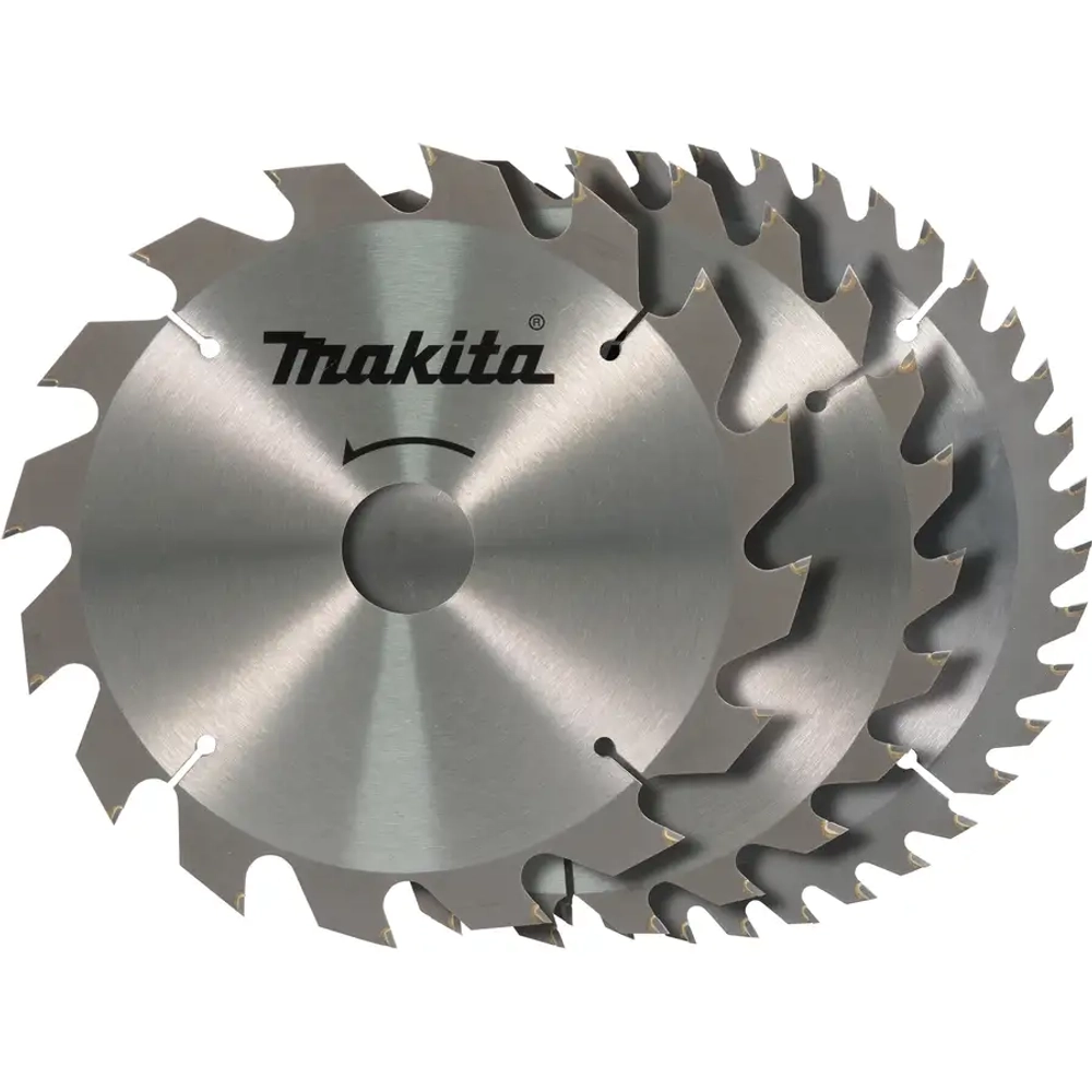 Набор пильных дисков 185х30х/16,24,40 Makita D-46349