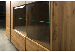 Модульная гостиная Арчи дуб золотой craft / камень темный U3705 комплектация 1