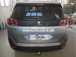 Фаркоп оцинкованный Galia P047A для Peugeot 5008 2017-(паспорт и сертификат в комплекте)(без электрики)