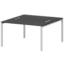 Бенч двойной на металлокаркасе СМС2-П-10К.149.Пр25  1000x1496x750 Смарт