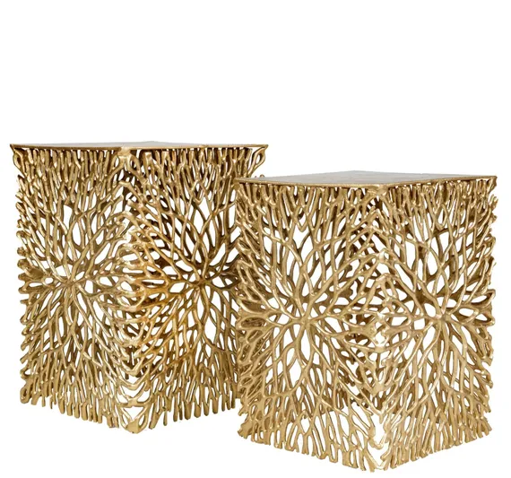 Комплект из 2 столиков Design, золото