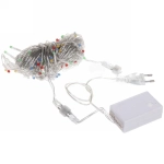 Гирлянда для улицы «Bright light» 10 м 100 ламп LED прозрач.пров.,8 реж, IP-54, Мультицвет (возможность соединения)