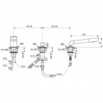 Смеситель Ideal Standard  TONIC II A6349AA для ванны/душа