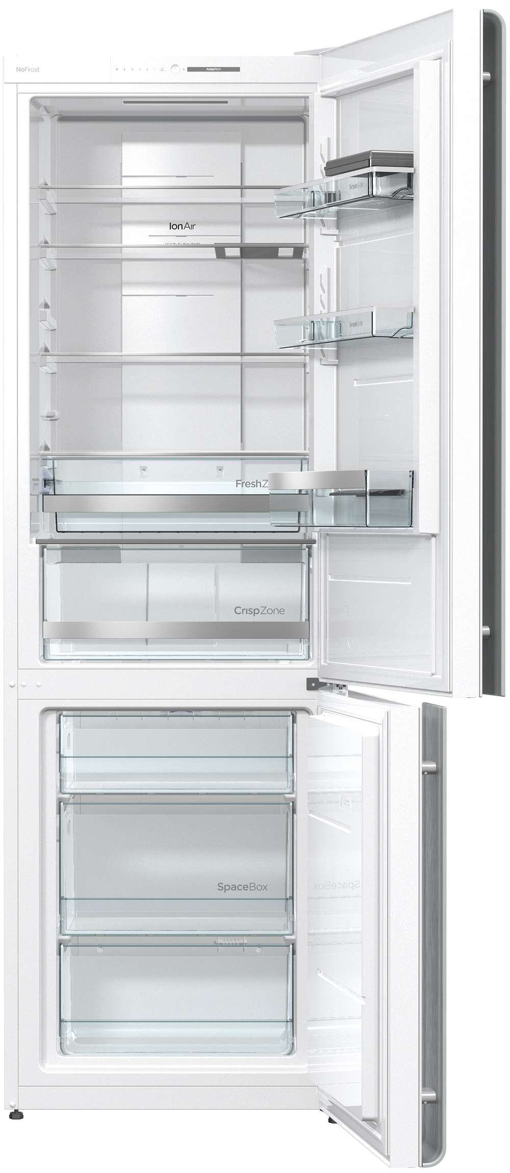 Отдельностоящий двухкамерный холодильник Gorenje NRK 612 ORA W