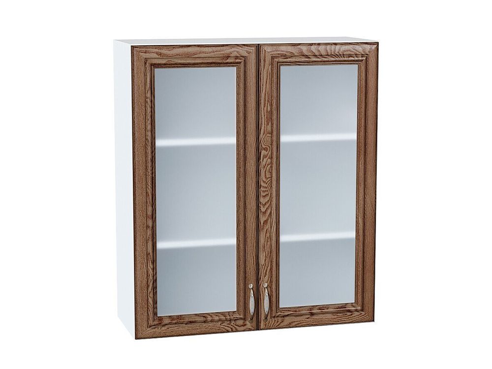 Шкаф верхний с 2-мя остекленными дверцами Шале