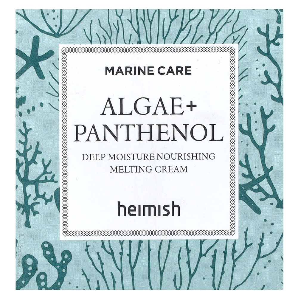 Heimish, Marine Care, водоросли и пантенол, питательный тающий крем с глубоким увлажнением, 55 мл (1,85 жидк. унции)
