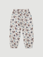 Утеплённые брюки на резинке Mjölk Белочки, уценка