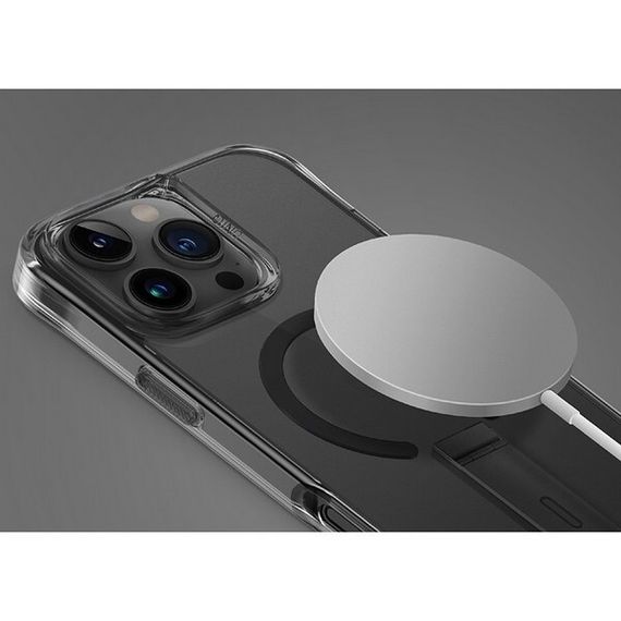 Чехол Uniq Eleva MagSafe для iPhone 16 Pro Max Black с подставкой (IP6.9P(2024)-ELEVAMBLK)