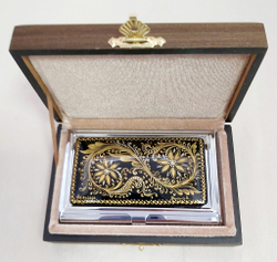 Визитница "Орнамент" №4 (роспись Палех)