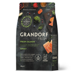 Сухой корм GRANDORF FRESH для взрослых кошек Свежее филе лосося с бататом