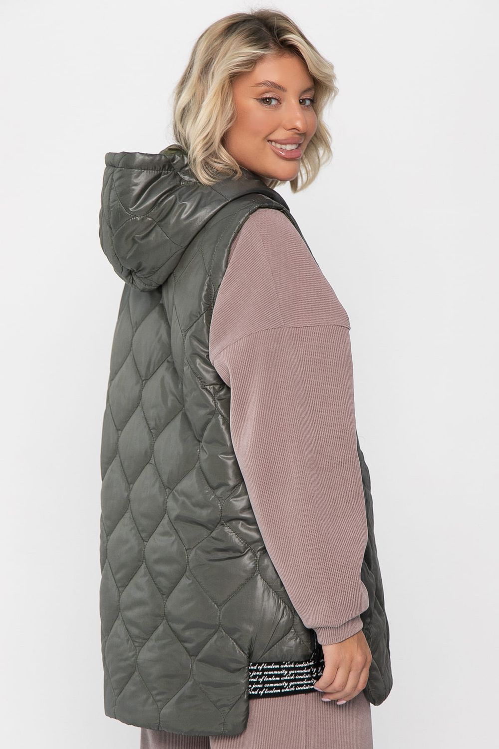 Жилет утепленный Дана Мур (хаки) Б14309-18М LT Collection