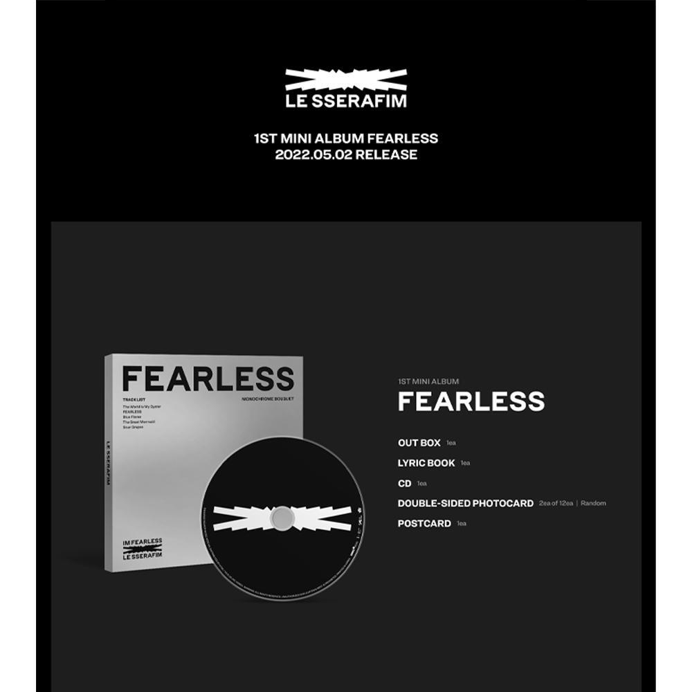 Альбом LE SSERAFIM - FEARLESS (Monochrome Bouquet)