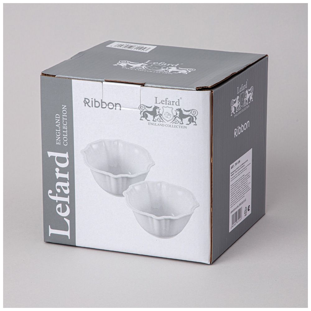 НАБОР САЛАТНИКОВ LEFARD "RIBBON" 2 ШТ. 14*13*6,5 СМ 280 МЛ (КОР=12ШТ.)