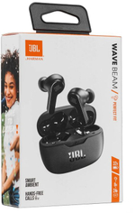 Наушники JBL Wave Beam, Bluetooth, внутриканальные, черный [jblwbeamblk]