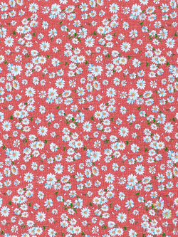 Ткань бязь плательная, рис. "Ромашки", ширина 150 см, арт. 624