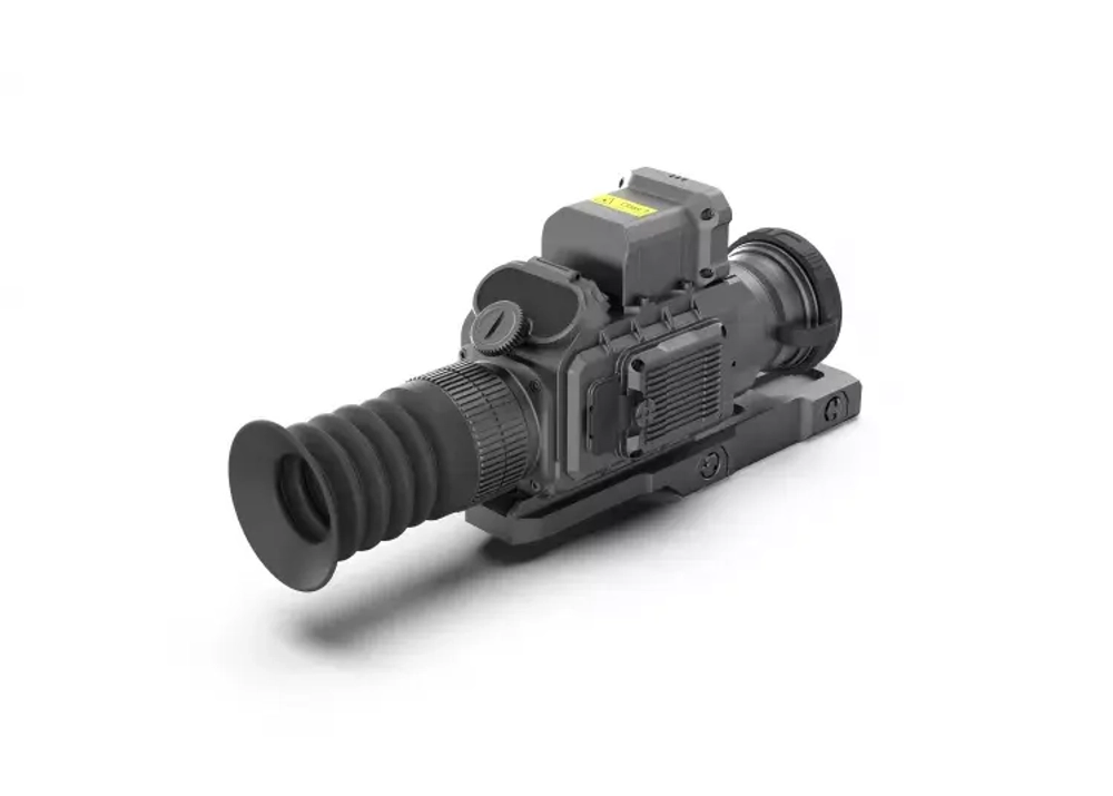 Тепловизионный прицел с дальномером LZIRTEK Perun 350L с креплением Weaver
