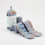 Колготки д/мал "Машинки" р.68-74 сер (Крошка Я) 6385282, 1 шт.