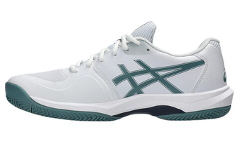 Мужские кроссовки теннисные Asics Game FF Clay/OC - white/foggy teal