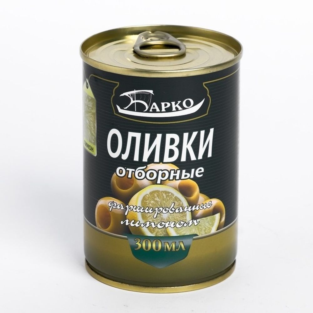 Оливки с лимоном, Барко, 280 мл