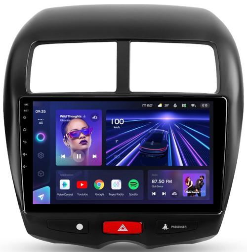Магнитола для Mitsubishi ASX 2010-2016, Peugeot 4008, Citroen C4 Aircross - Teyes CC3 Android 10, Быстрая, CarPlay, SIM-слот